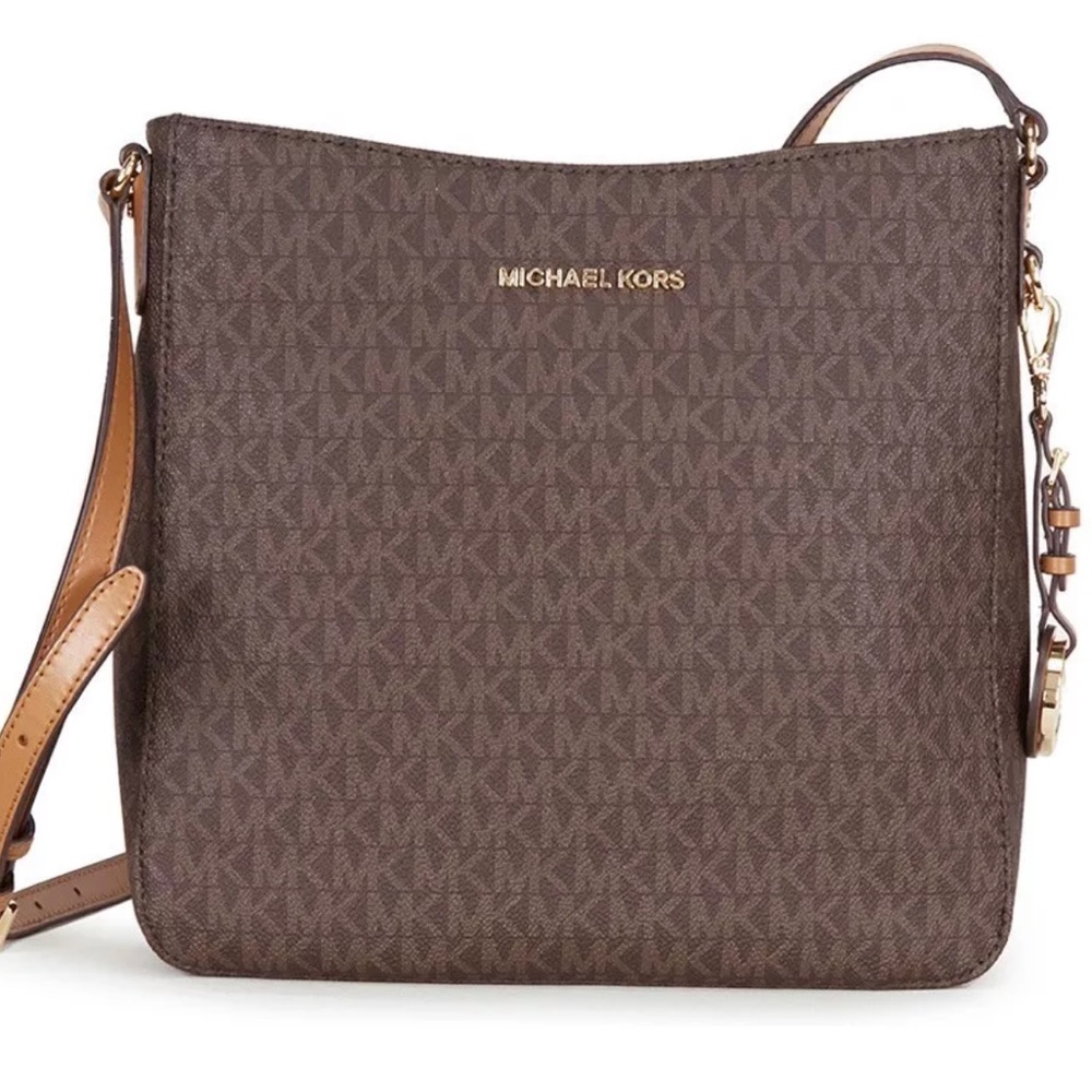 Michael Kors Jet Set Travel Large Brown Crossbody